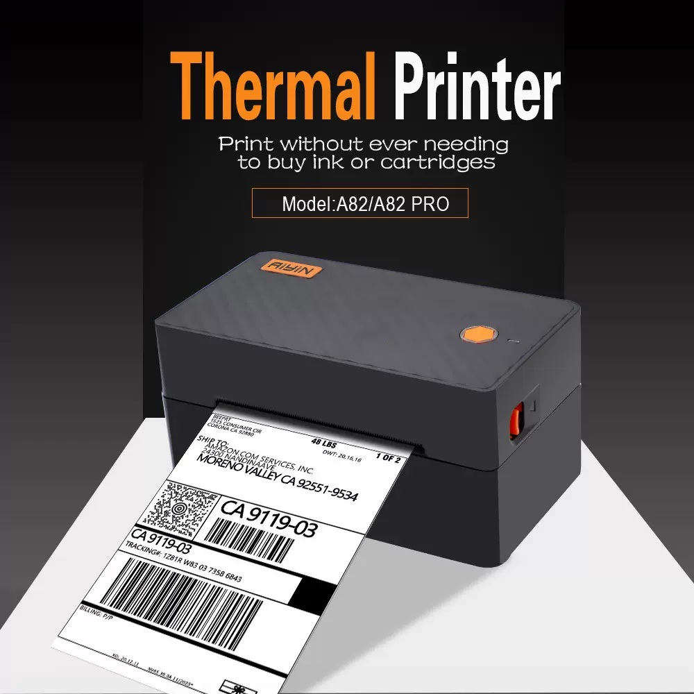 跨境外贸打印机热敏不干胶标签条码快递单可连手机跨境热销