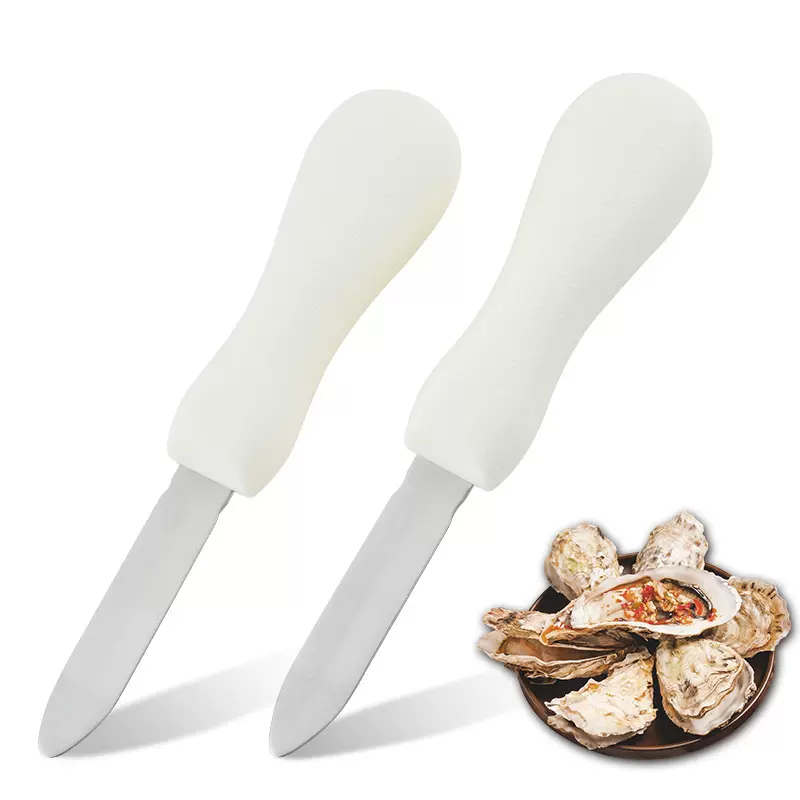 厂家批发开蚝刀 不锈钢开蚝小刀 塑料手柄开生蚝工具