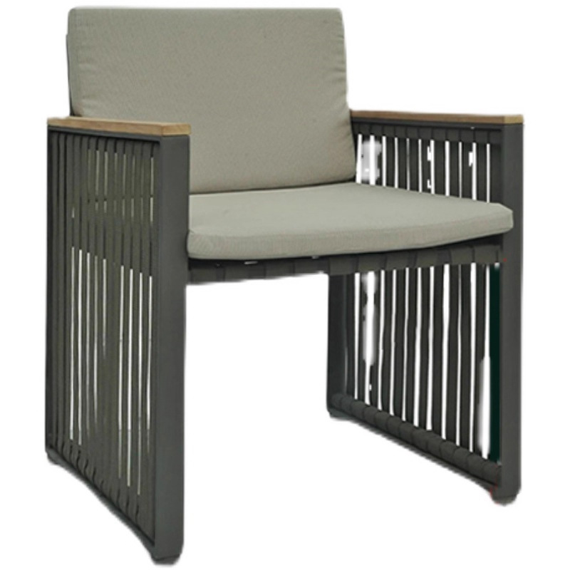 Sofá de diseño al aire libre ocio patio balcón jardín silla de caña mesa de té sala de sol mesa de té combinación de muebles nórdicos
