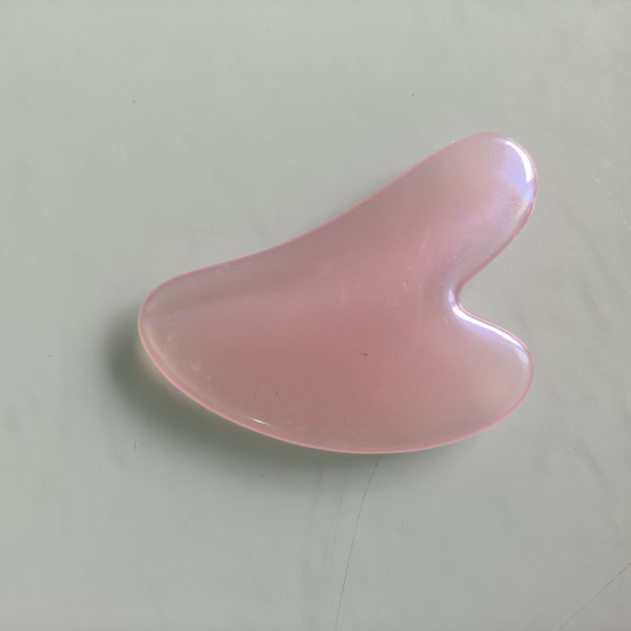 [Piel firme] rodillos de masaje de doble cabeza empujando la cara cara cara en forma de corazón de masaje de belleza tabla de masaje de músculos para irrigación de la piel