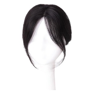 Eight-character bangs wig for women, extra hair volume, fluffy head, hair replacement, dragon beard, bangs hairline stickers, natural hair covering seam