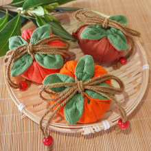 柿柿如意国风香囊手工柿子香包汉服穿搭搭配挂饰祈愿礼物香包空袋