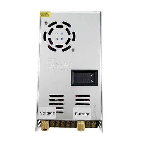 0-12V2A-50A adjustable high-power switching power supply aluminum shell 0-24V600W thyristor dimmable power supply 24V
