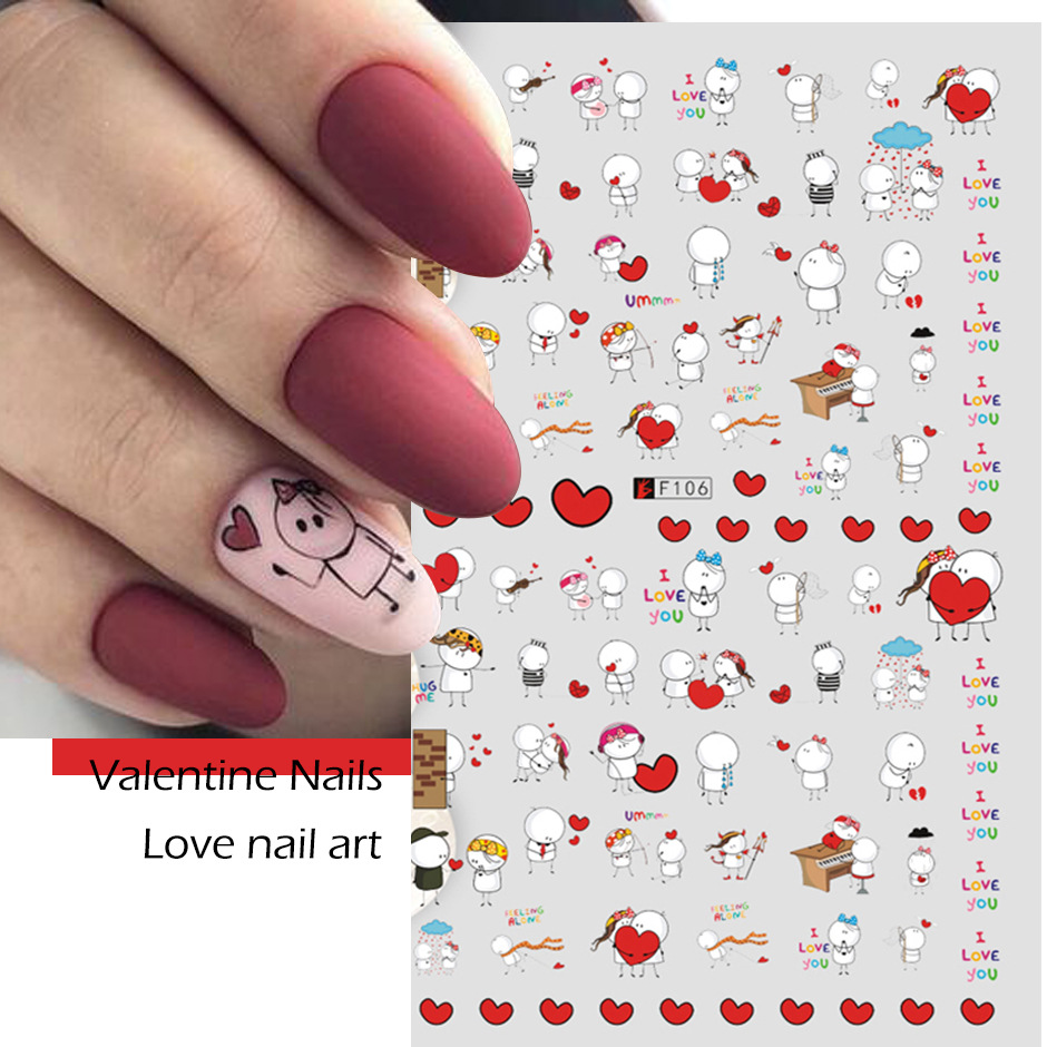 Simple Style Animal Plant Paper Nail Patches 1 Piece display picture 5