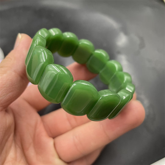 Cheap Jade New Style Optimized Anti-Jade Hand Row for Men and Women Green Jasper Bracelet Bracelet Pink Bracelet