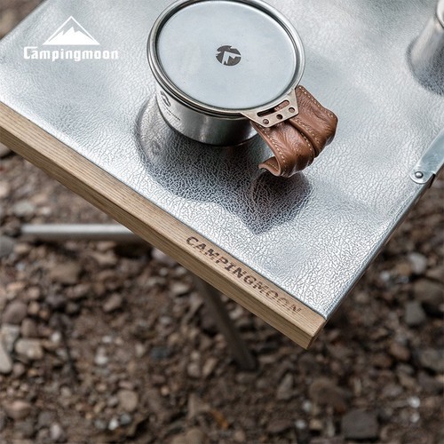 Koman T-370T-380 portable stainless steel table outdoor portable storage tea picnic barbecue camping folding table