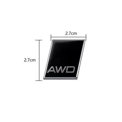 Car logo – for Volvo Xc60 Xc90 - awd-silver