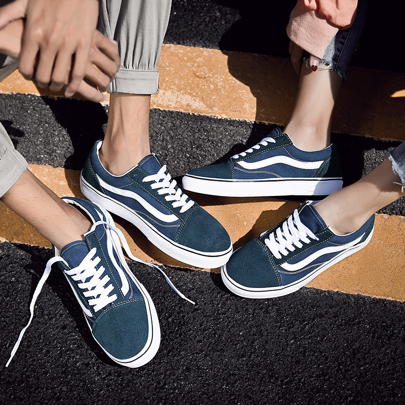 Cruz-frontera super popular zapatos de lona retro clásico zapatos de los hombres y las mujeres de pareja versátil zapatos de moda casual de los hombres