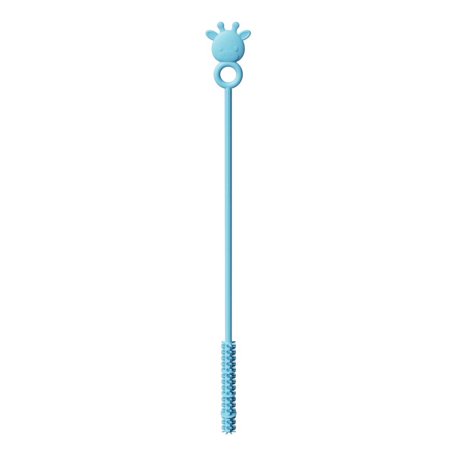 Cepillo Limpiador de Pajillas de Silicona con Anillo de Venado, Resistente al Calor image 7