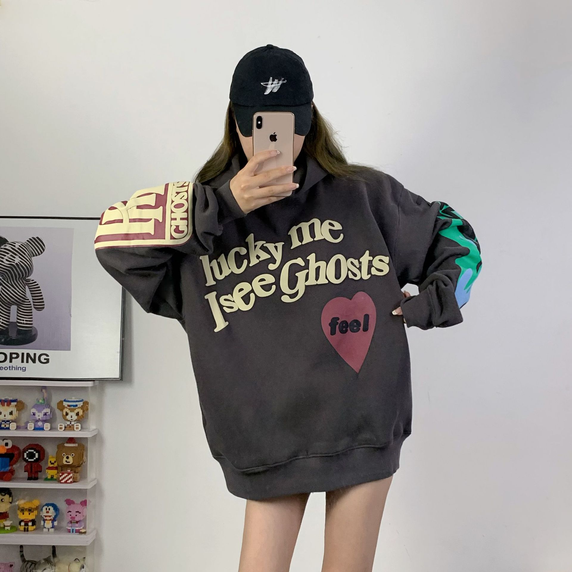 Sudadera con Capucha Unisex de Algodón Afelpada con Estampado Must Be Born de CPFM