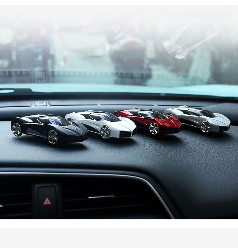 Dashboard Car Mobile Phone Holder Multi-Function Navigation Support Frame Car Model Parking Number Plate Car Perfume Aromatherapy