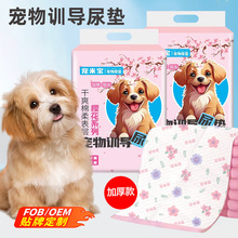 批发宠物尿垫一次性消臭锁水狗狗尿不湿猫狗尿布加厚款竹炭吸水