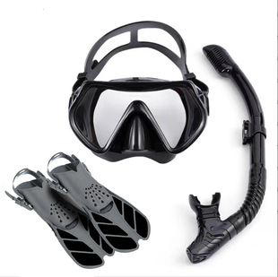 Amazon popular flippers adjustable shoelaces high toughness high elastic diving frog shoes men and women free diving short flippers