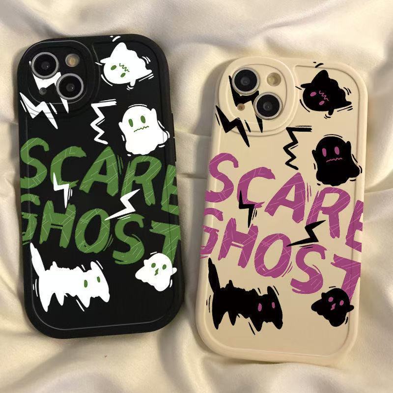Pareja fantasma para iPhone 16 funda para teléfono móvil Europa y América Apple 14promax Japón y Corea 13/12/15/11x
