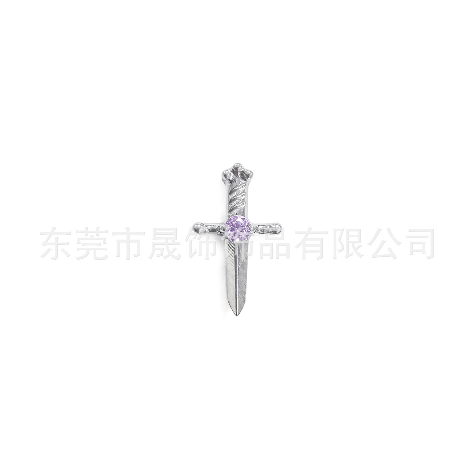 F136 Titanium Alloy 单 Diamond 宝剑 Ear Stud Studded 5A Cubic Zirconia Helix Cartilage Stud G23 Titanium Internal Thread Labret Stud Piercing Jewelry