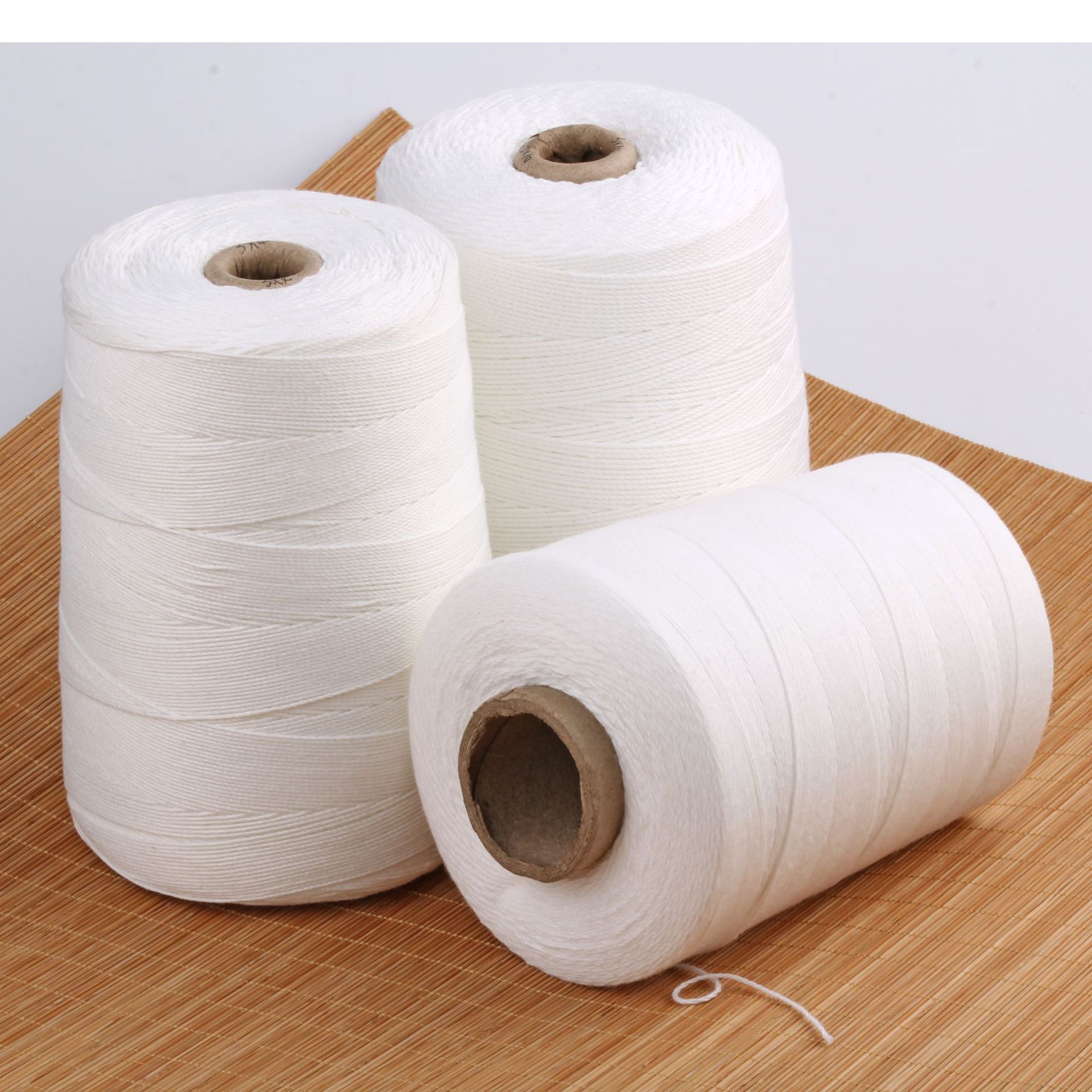 吊香肠棉绳 挂腊肠捆绑猪蹄档案袋绳大化纤棉线123mm茶叶包绳子