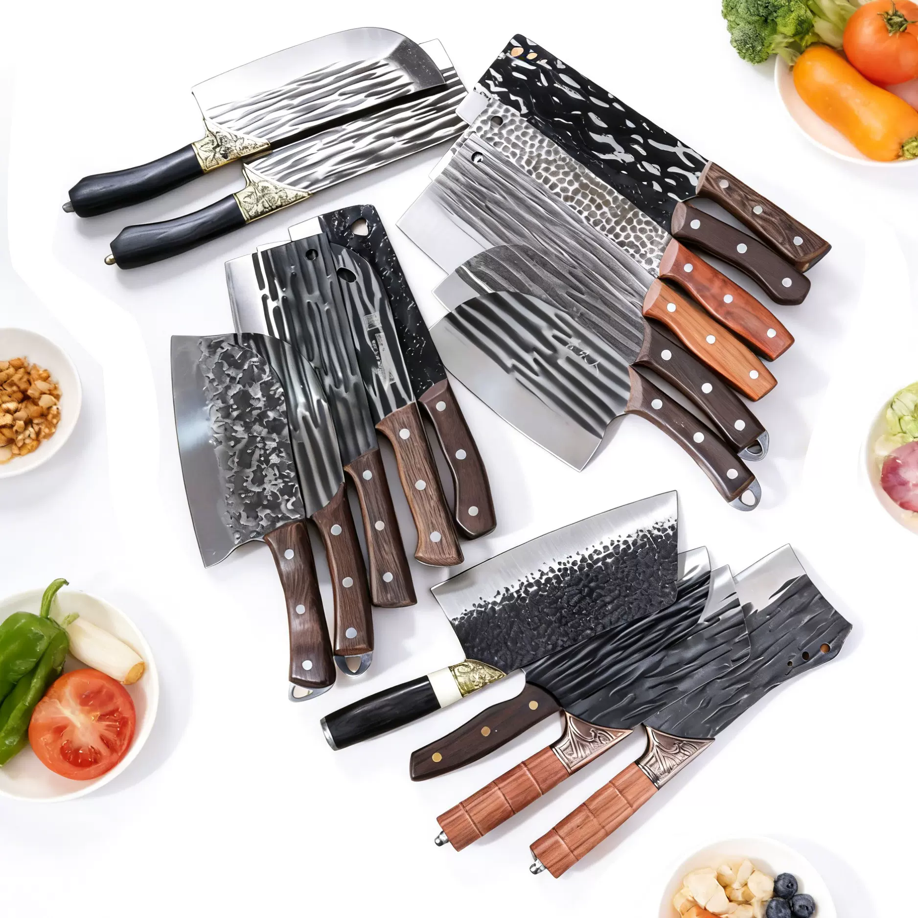 阳江厂家直销家用厨房锻打砍骨斩骨切肉切菜刀跑江湖地摊菜刀批发