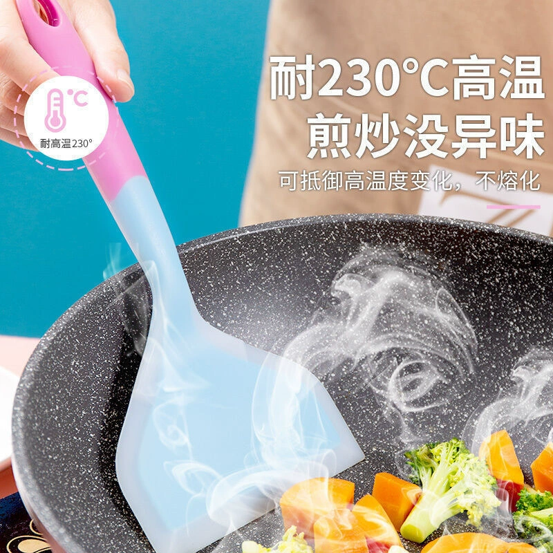Compact silicone heat-resistant harmless shovel, scraper