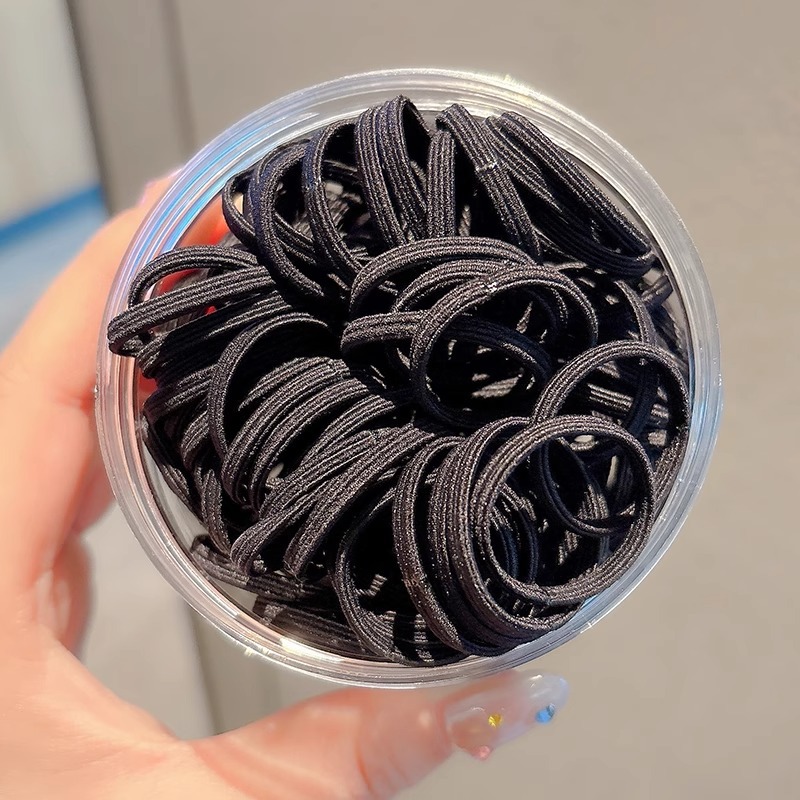 Banda de goma de alta elasticidad para niños, anillo de cabello para bebés, cuerda de cabello duradera, buena elasticidad para niñas, no lastimar el cabello, adornos de cabello de cola de caballo