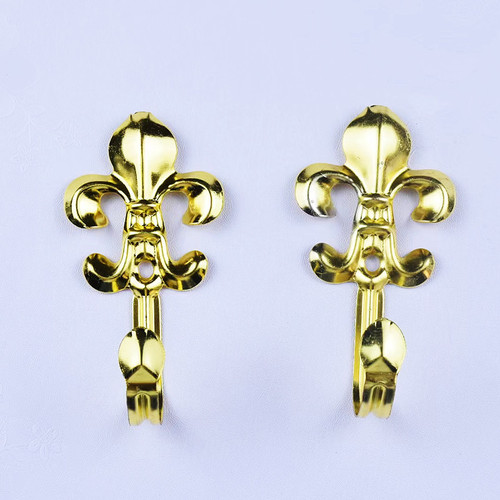 Creative New Chinese Home Decor Old Style Curtain Hook Metal Accessories European New Hook Wholesale Decor Drilling