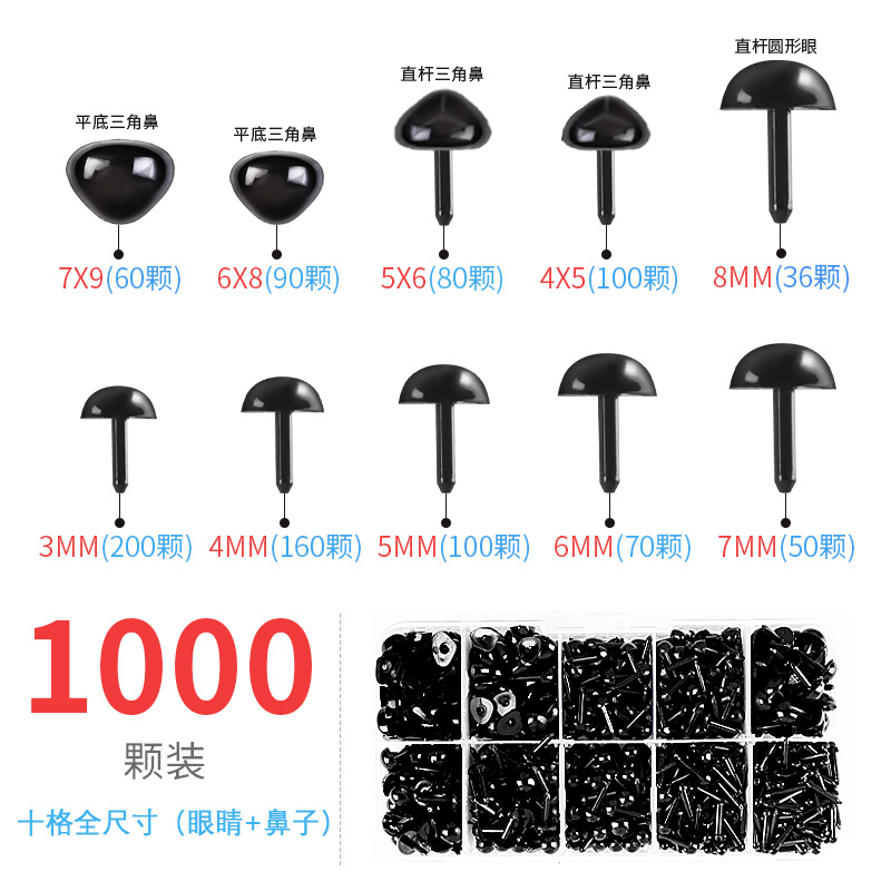 Eye + Nose [1000 pieces] full size set