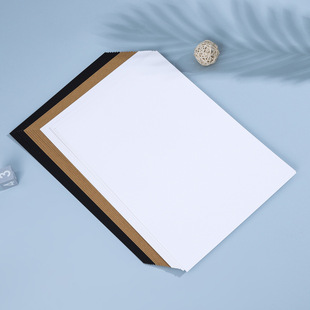 Wholesale rectangular paper 8k16ka3A4 open black and white thick hard Kraft cardboard children's painting sketch color lead cardboard