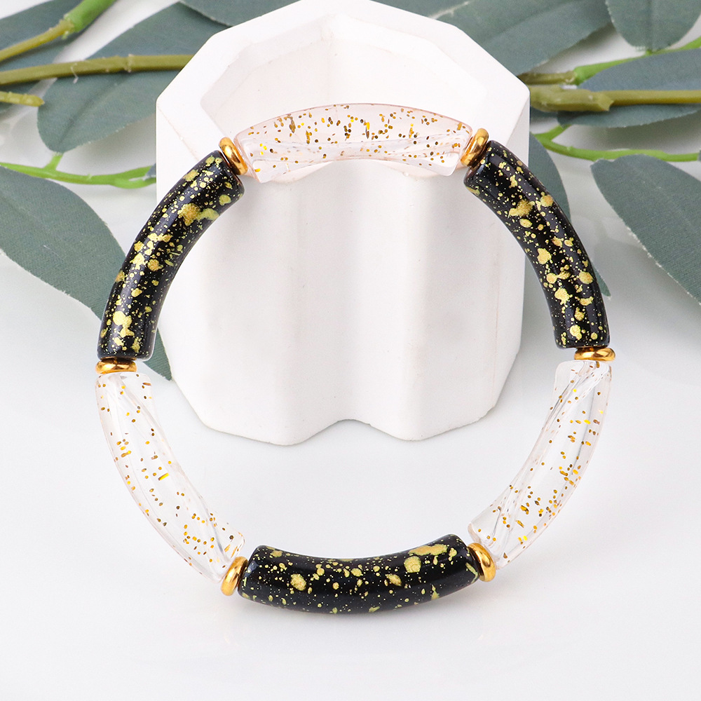 Fashion Round Arylic Plating Womenu0027S Bangle 1 Piece