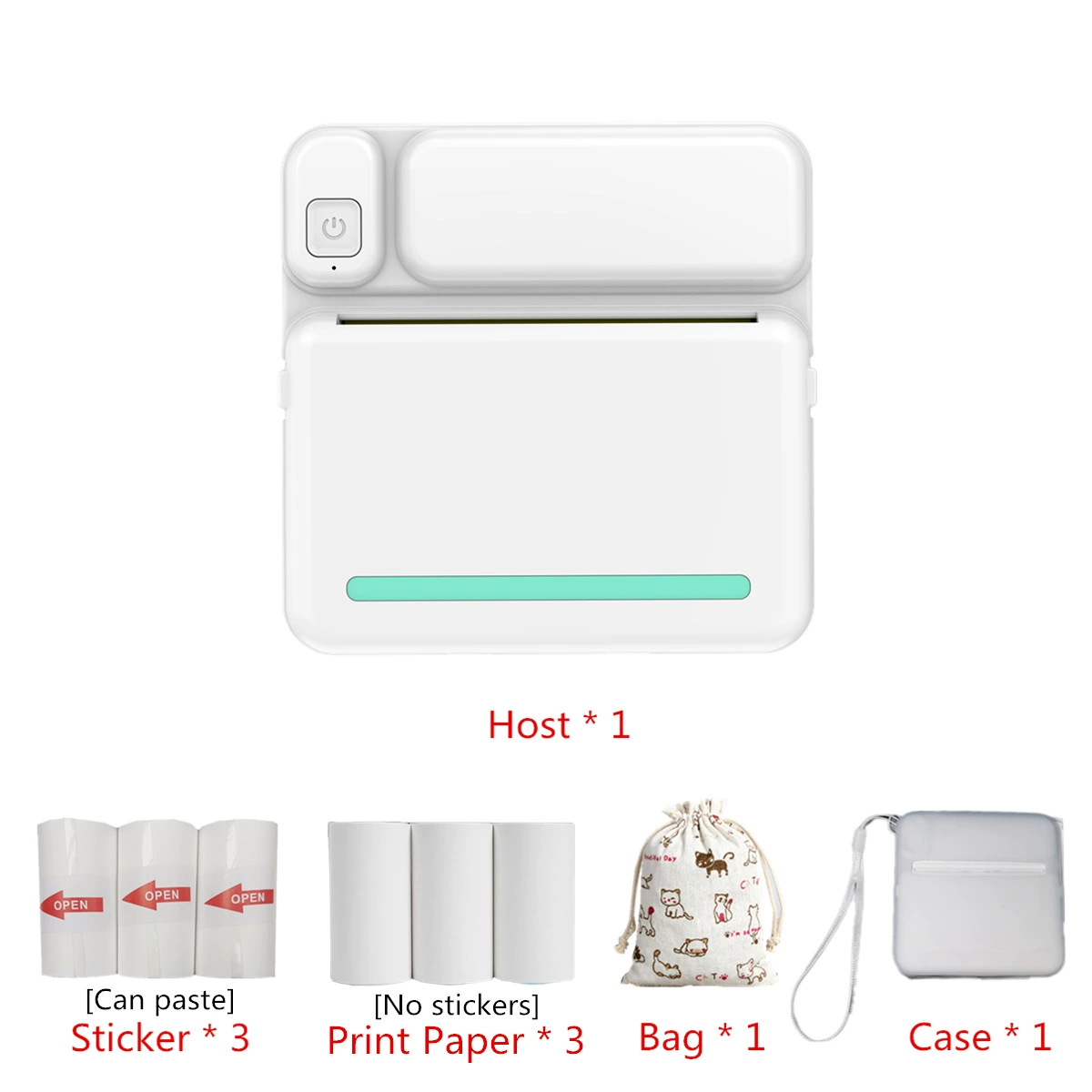 Xuncen Small photo, printer, bluetooth