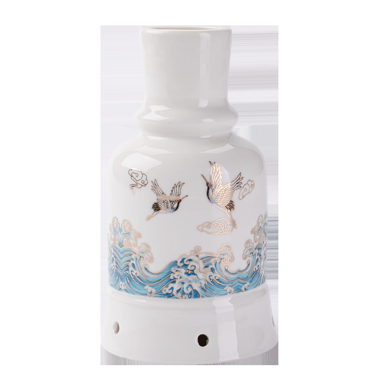 Ceramic Moxibustion Jar Double-Layer Celadon Warm Therapy Device with Gua Sha Massage and Herbal Steaming Function quality and texture