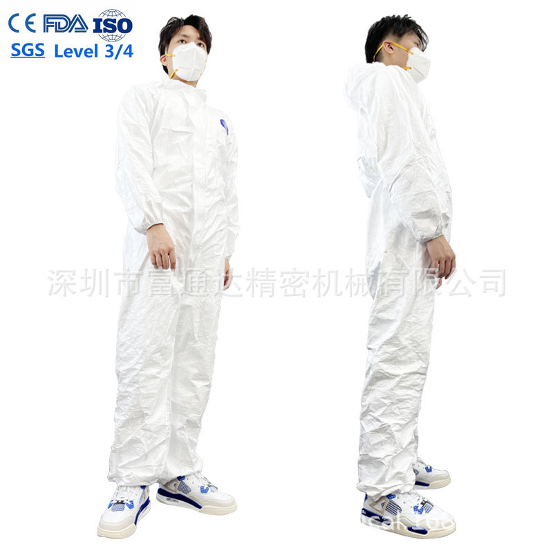Tyvek 600一次性白色防护服 65g用于喷涂行业隔绝小颗粒 Cat iii