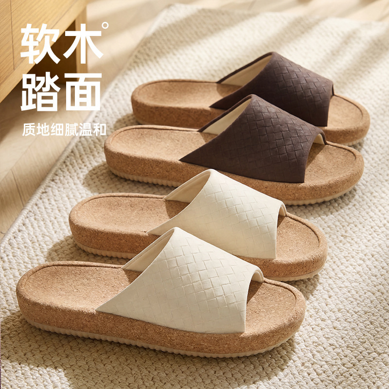 Comfortable All-Season Open-Toe Slippers for Women, Summer Sweat-Absorbing and Odor-Resistant, Men's Office Home Indoor Wooden Floor Silent Slippers Comfortable All-Season Open-Toe Slippers for Women, Summer Sweat-Absorbing and Odor-Resistant, Men's Office Home Indoor Wooden Floor Silent Slippers