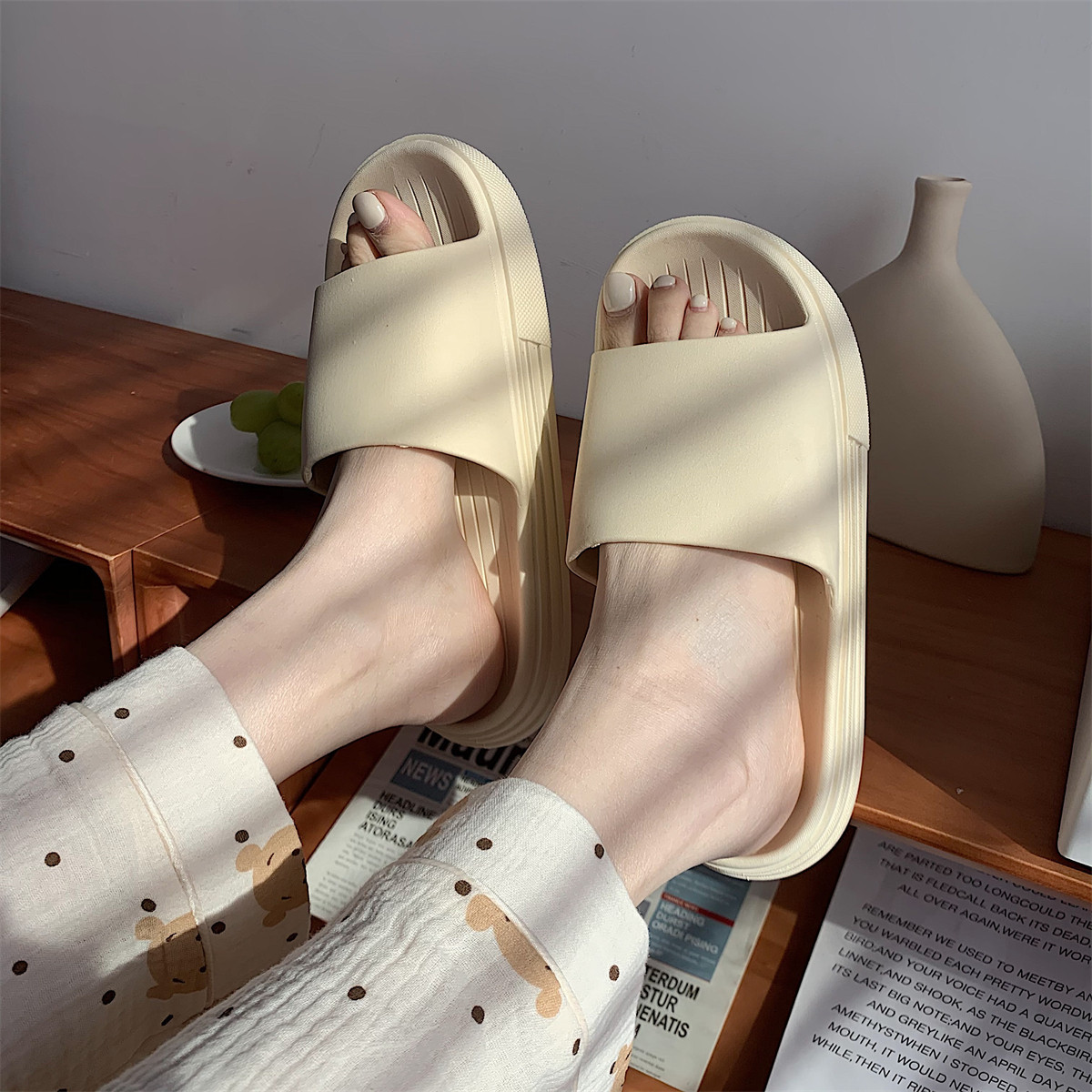 Comfortable Japanese casual summer fashionable universal solid color…