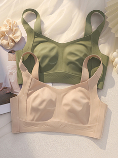 Underwear for Women with Big Breasts, Small Breasts, Anti-Sagging Cup, Thin Summer Bra, Adjustable Large Size, Seamless