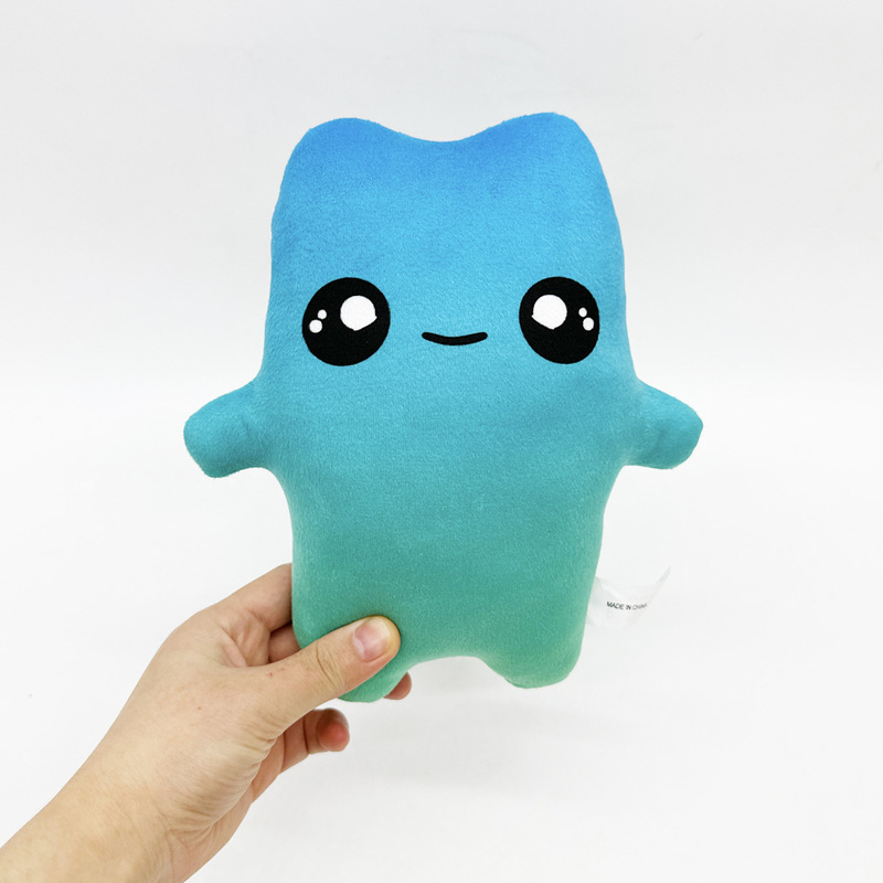 跨境新品fortnite sprite plush渐变蓝怪毛绒玩偶公仔|undefined