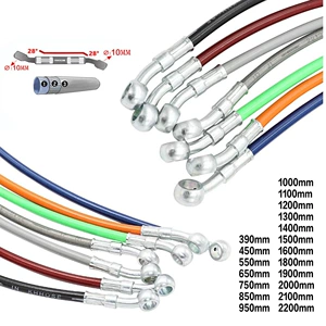 Motosiklet elektrikli avtomobil PTFE AN3 yüksək təzyiqli əyləc yağı borusu