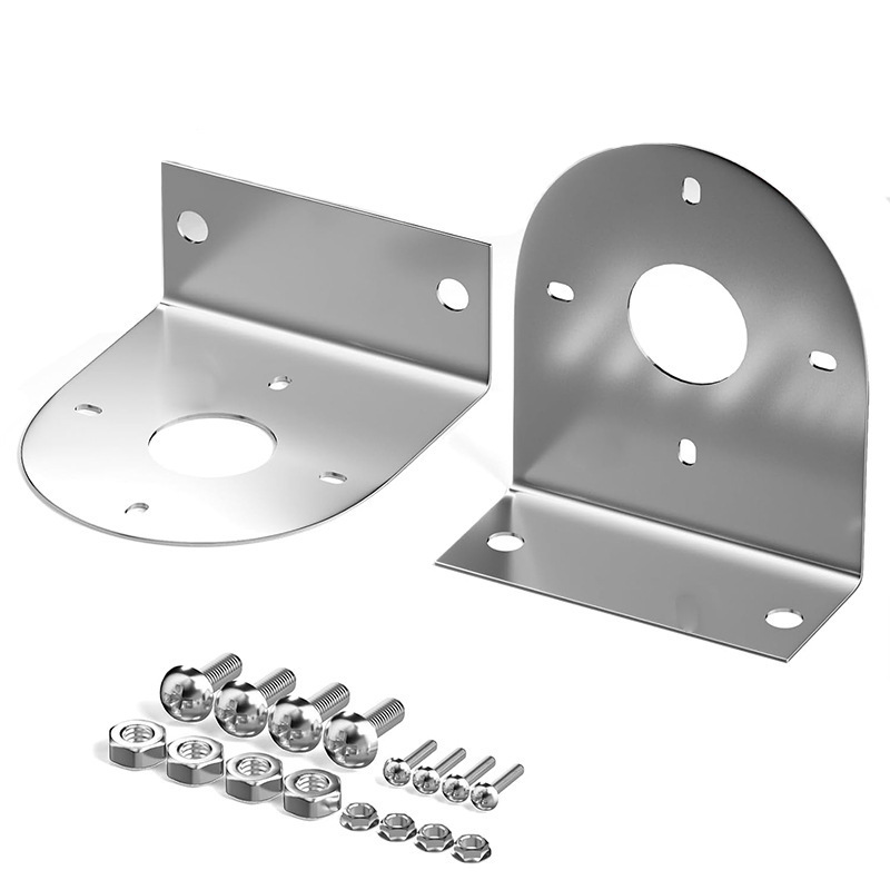 Watermelon-Shaped Universal Led Light Bracket, Stainless Steel Led Light Stand, L-Shaped Light Bracket Suitable for Truck Chassis Lights