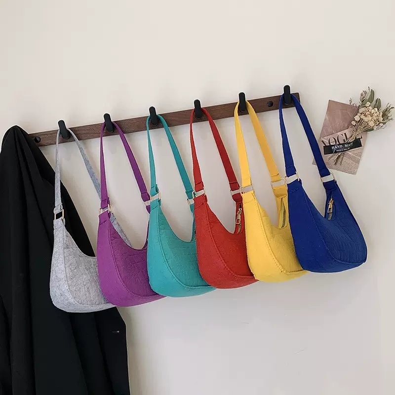 纯色气质包包女2025秋季新款韩版潮流石头纹腋下包时尚手拎单肩包