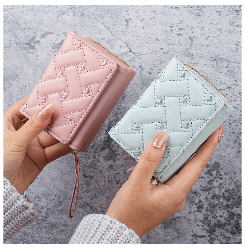 Mujeres Color Sólido Cuero Sintético Gire La Tapa Carteras Pequeña display picture 5