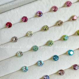 PP32奥地利施家水晶4.2mm尖底圆钻华子钻美甲钻施华洛散钻正品