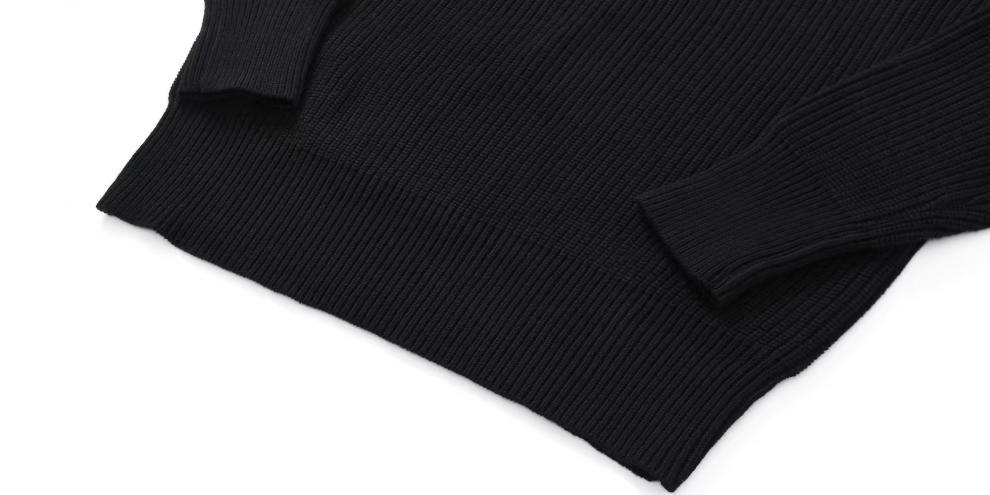 Half Zip Stand Up Collar Sweater, Men's Autumn And Winter Knitted Sweater, Thread Sweater, Hoodie Trend_voghion.com