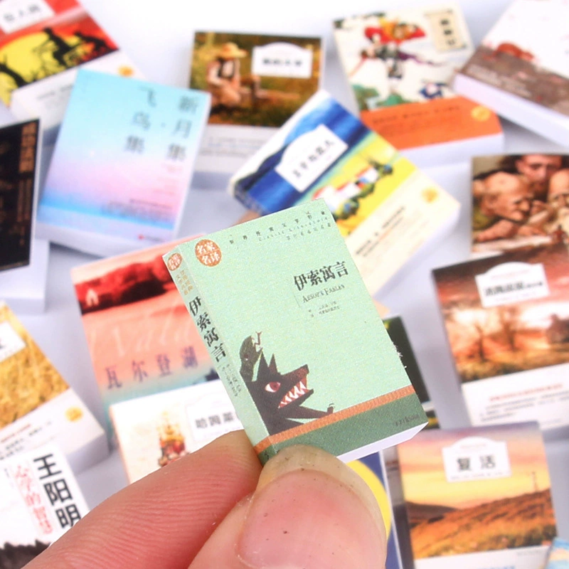 Имитация стерео миниатюрной мини-классической модели комикса, кукольный дом «сделай сам», обучающая сцена, украшения, канцелярские принадлежности, книги