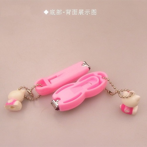 Cute cartoon nail scissors stainless steel manicure nail clippers single household Korean creative portable large nail clippers