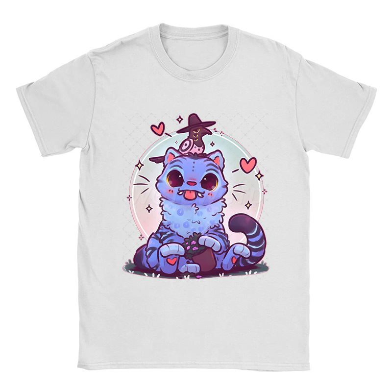 アニメ周辺グッズ 漫画プリント 綿100% Tシャツ クロスボーダー ゆったり ラウンドネック トップス カジュアル 半袖|undefined
