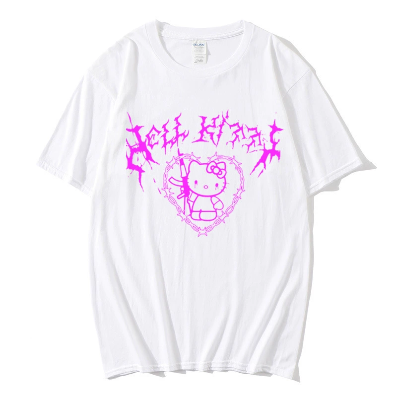 Cotton summer T-shirt, 2023, oversize