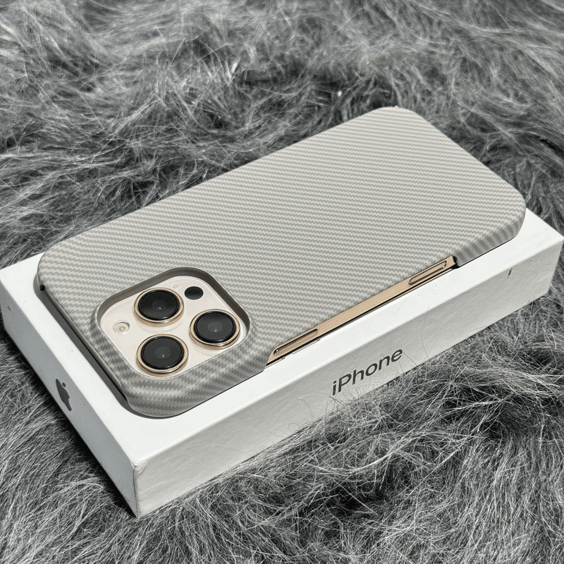 适用苹果16promax凯夫拉磁吸手机壳iPhone15半包轻薄高级感保护套|undefined