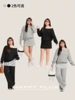 Design long-sleeve for leisure, sweatshirt, oversize, plus size