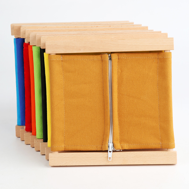 Juego de entrenamiento de tablero de vestir Montessori kindergarten niños ancianos educación temprana vida Sentido Común entrenamiento cognitivo juguetes de madera