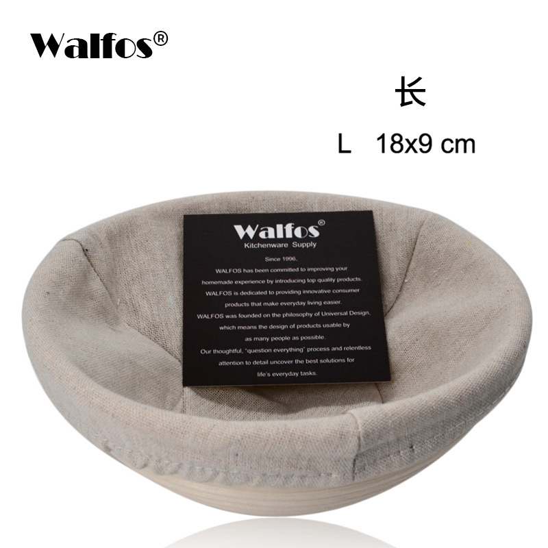 Cesta de fermentación Pan Bollo europeo Hogar Redondo de ratán indonesio Cesta hecha a mano Masa Cesta de fermentación Molde especial para hornear