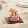 M3202-Strawberry cake [with acrylic box]