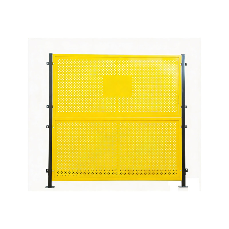 Movable Warehouse Isolation Fence, Factory Mechanical Equipment Protective Fence, Perforated Workshop Isolation Net